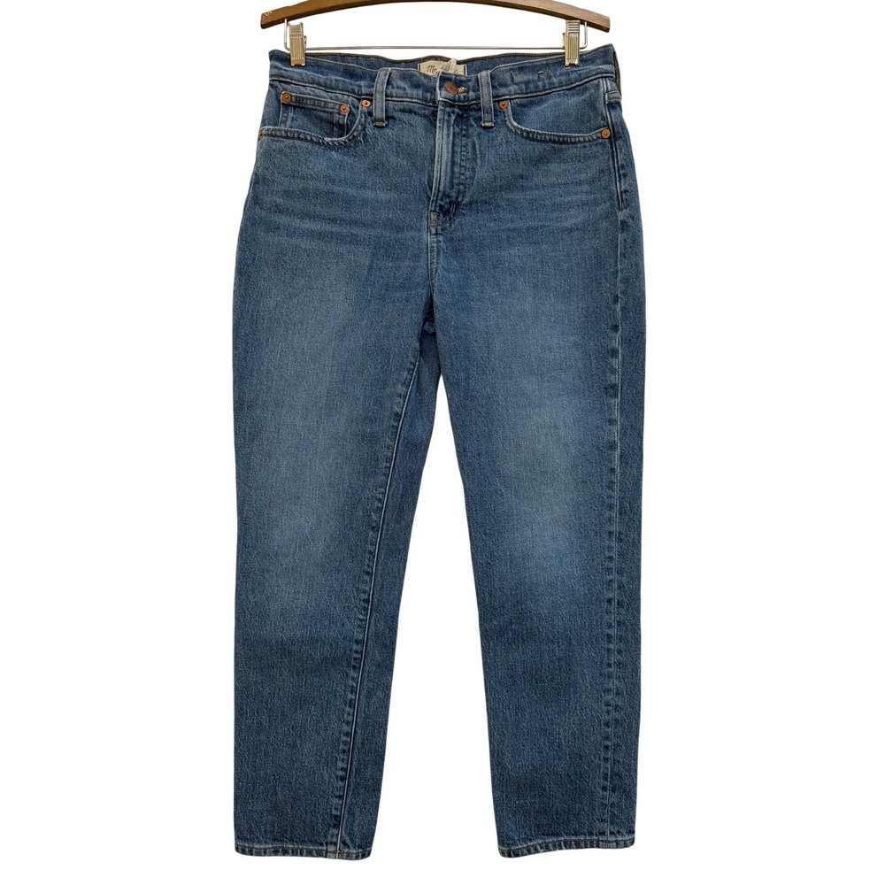 Madewell The Perfect Vintage High Rise Straight Leg Ankle Jeans Size 29 P